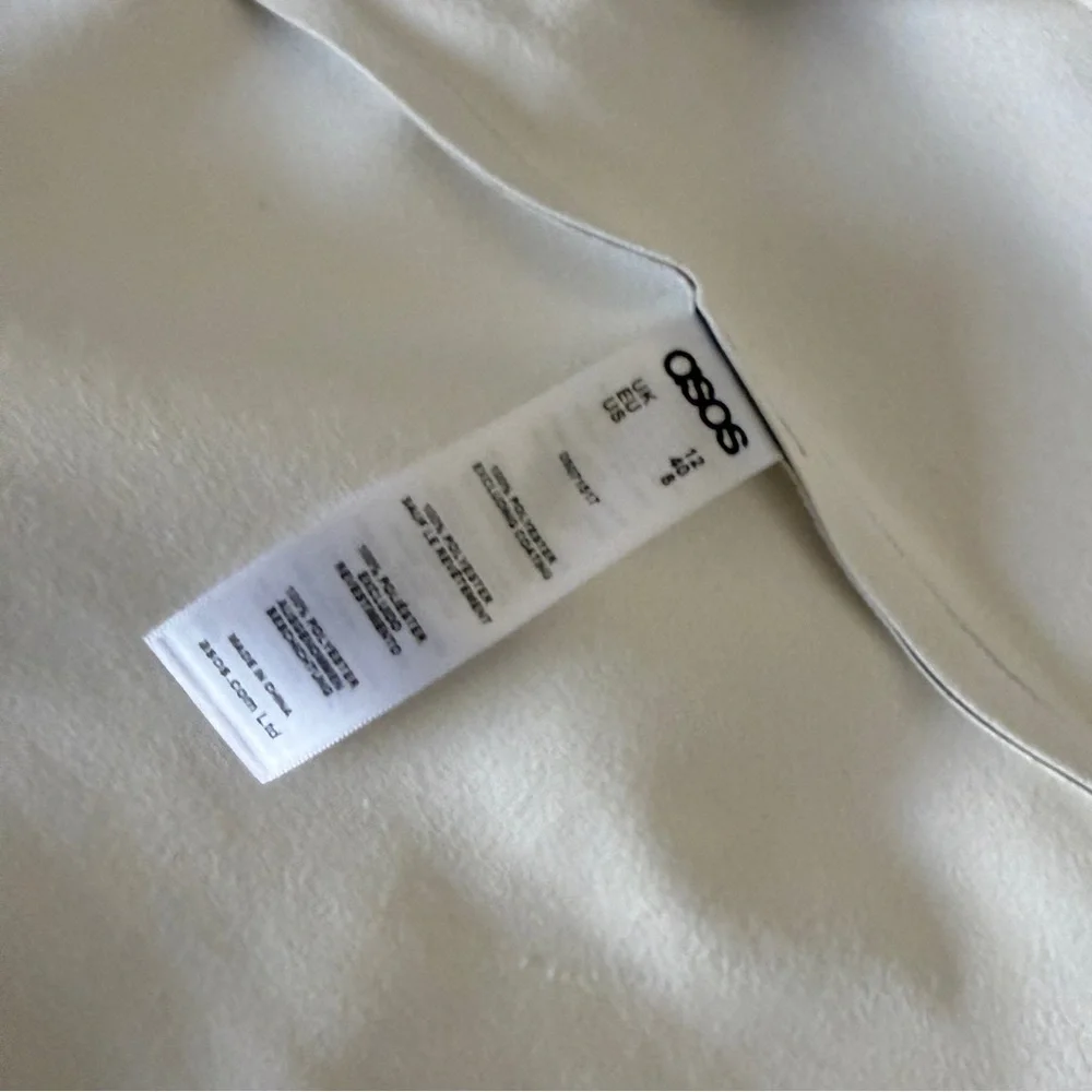 ASOS Utility Wrap Midi Skirt Pencil Asymmetrical Gray NWT Size 8 - Picture 7 of 7